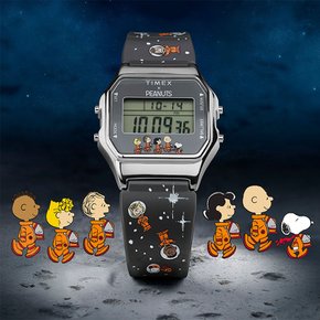 피너츠 T80 스누피 스페이스 레진스트랩 손목시계 34mm
