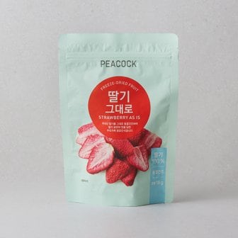 피코크 딸기 그대로 18g