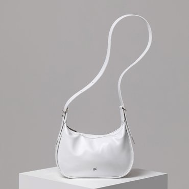 리끌로우 HALF MOON BAG WHITE