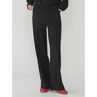 반원 아틀리에 P3267 에센셜 와이드 슬랙스_Black