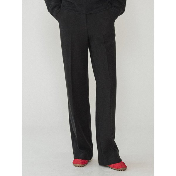 P3267 에센셜 와이드 슬랙스_Black