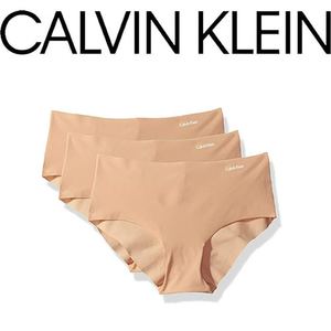 Calvin Klein Underwear 캘빈클라인 INVISIBLES 노라인 3PACK 힙스터 QD3559 라이트캐러멜