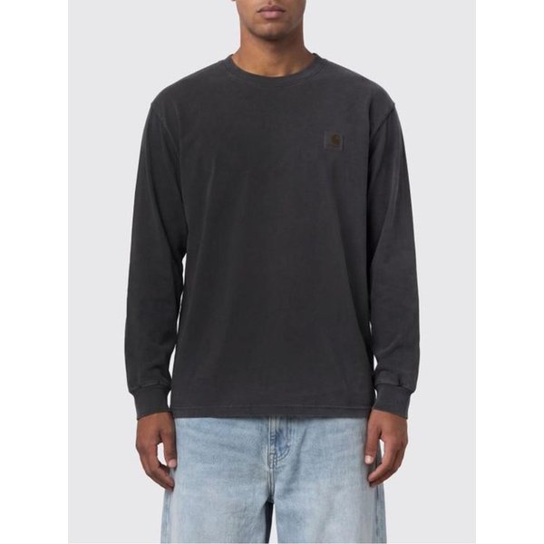 26SS 칼하트 WIP 넬슨 롱슬리브 티셔츠 I029948 89GD BLACK DOM