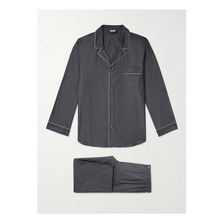 ZIMMERLI 짐멀리 코튼 파자마 세트 그레이 46376663162964996