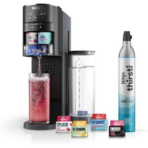 미국 닌자 블렌더 믹서기 Ninja Thirsti Drink 시스템 Soda Maker Create Unique Sparkling Stil