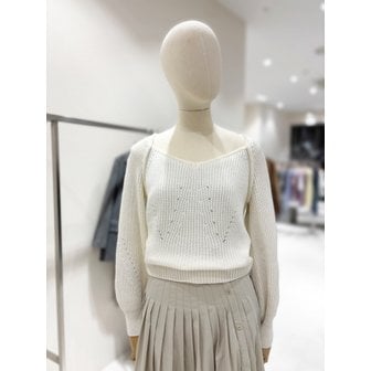 온앤온 [부산점] 스퀘어넥 크롭 니트 (NEK4SP246)