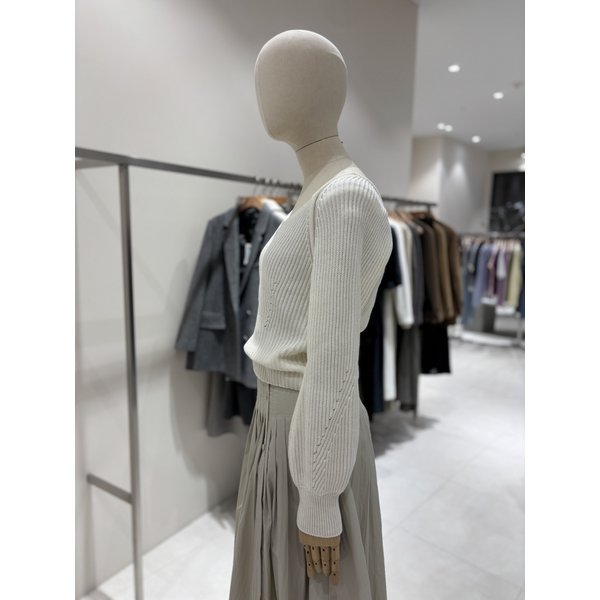 [부산점] 스퀘어넥 크롭 니트 (NEK4SP246)