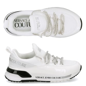 베르사체 [부산점] 로고 79VA3SAB ZSD00 003 베르사체 폰도 다이나믹 여성 스니커즈 운동화