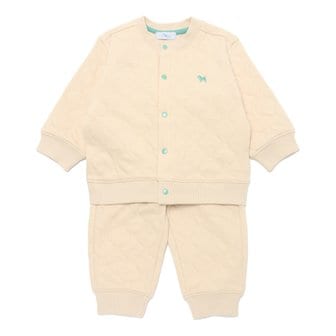 블루독베이비 [여주점] [오프라벨 여주점] 블루독베이비 (CR) 퀼팅가디건상하세트 (44C70-672-03)