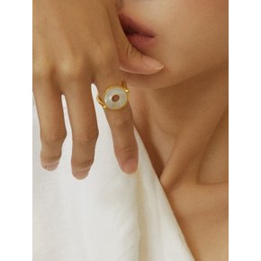 Mother pearl donut ring (마더펄도넛반지)