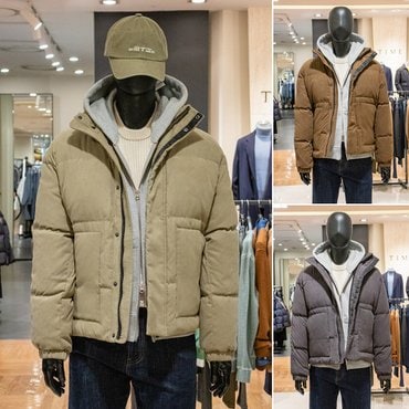 킨록바이킨록앤더슨 FW 스웨이드 숏 푸퍼 덕다운 점퍼 3종 택1 (EAU97/EAU98/EAU99)