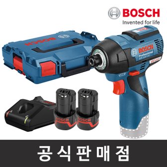 보쉬 정품 GDR 10.8V-EC 2.0Ah 2EA세트 브러쉬리스 충전임팩트드라이버 보쉬공구