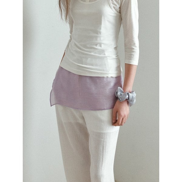 P3324 시폰 랩 스커트_Purple