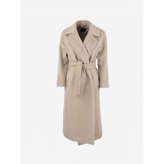  WEEKEND MAX MARA LAST PIECEWOMEN 23FW TEMPERA WOOL BLEND COAT LIGHT BEIGE 2350161233600 02