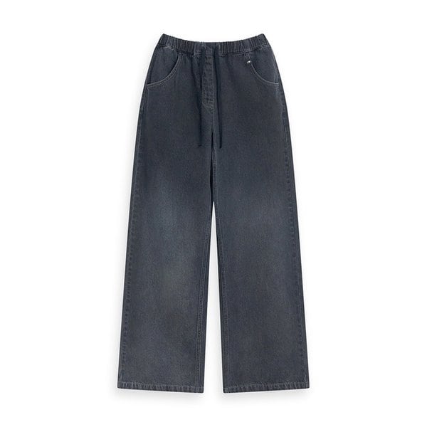 밴딩 데님 팬츠 [GREY]