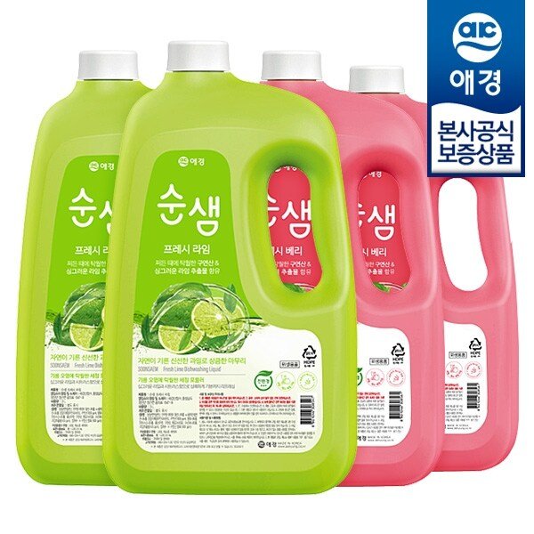 순샘 프레시 주방세제 3L x4개
