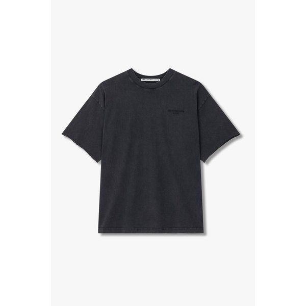[UNISEX] 자수 로고 숏 슬리브 티셔츠 3625320013000