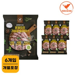 블랙페퍼(흑후추) 훈제 오리 슬라이스 160g 6개 전자레인지 에어프라이어 간단 조리