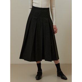 Chou pleats skirt (black)