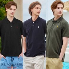유에스피에이 [U.S POLO ASSN.] 25Summer 반팔 폴로 카라티셔츠 남성 3종
