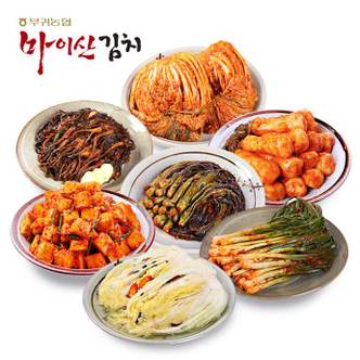 마이산김치 [한국농협김치] 전북 대표김치 마이산 소포장(1kg묶음) 김치 29선 모음전