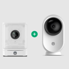 [1+1] 스마트 홈캠 400만화소 큐브 4MP&홈카메라 300만화소 EGG PRO