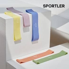 (공식)스포틀러 루프밴드 라텍스 3단계 고무 필라테스 스쿼트 근력 헬스 탄력 운동 요가 힙업
