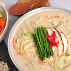 진하고 구수한 들깨칼국수 5인분(들깨육수 5팩(팩당 500g)+생면 1kg)