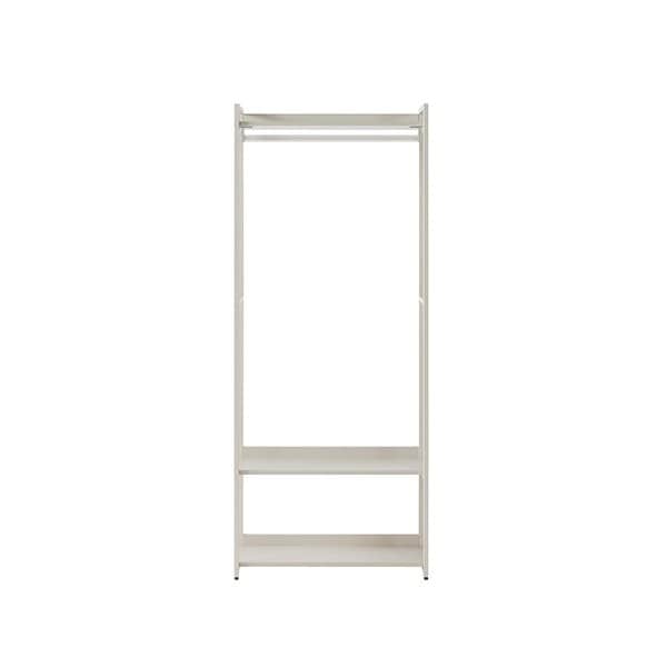 뉴에디트 드레스룸 1단행거장 80cm_라이트그레이