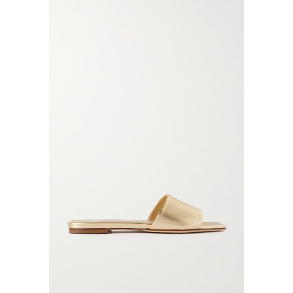 에이디 안나 메탈릭 가죽 샌들 골드 1647597292511817