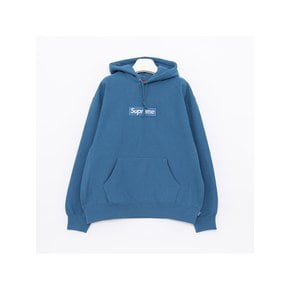 박스로고 클래식 스웨트 남성(공용) 후드티 FW23SW56 BLUE