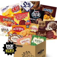 스낵24 사무실 탕비실 꽉찬 과자세트 14p(초코하임+버터와플+빅파이+엄마손파이+칙촉+빈츠+몽쉘+마가렛트+오뜨+예감+쿠크다스+크라운산도+후레쉬베리+버터링딥초코)