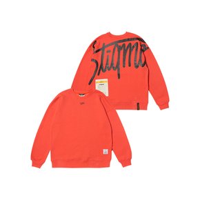 TITLE OVERSIZED CREWNECK ORANGE