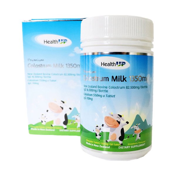 헬스업 뉴질랜드 산양유 1350 150츄어블x4통 락토페린