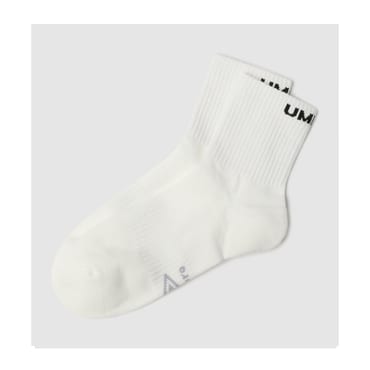 엄브로 남녀공용 스트라이프 워딩 앵클 삭스 UQ223CSC62SCW
