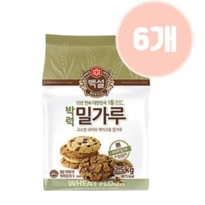 백설 박력분 2.5kg 6개