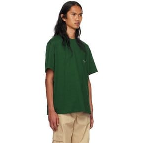 그린 스퀘어 라벨 티셔츠 W233TS01 FRESH GREEN 705F