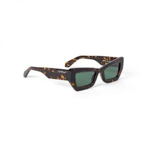 Off-White AURORA 그린 Irregular 유니섹스 공용 선글라스 OERI137 6055 51