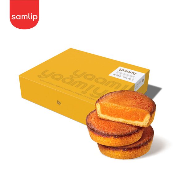 얌 황치즈 꾸덕파이 10입 1박스(개별포장)