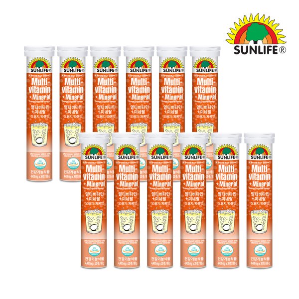 멀티 오렌지/자몽맛 (20정) x 12병