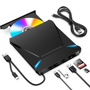 DVD 드라이브 외장 6In1 신모델 USB3.0 CD/DVD플레이어 박형 포터블