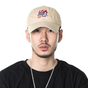 NTV BC-USA OLYMPIC TEAM CAP-LIGHT BEIGE