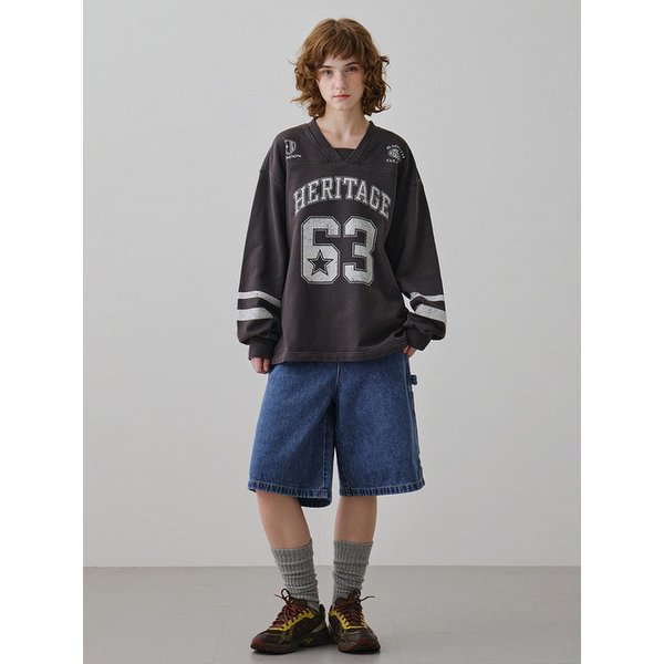 와이드 카펜더 데님 숏팬츠 BOBDP272U