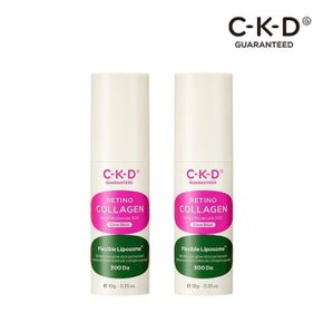 CKD 레티노 콜라겐 저분자 300 물광스틱 10g x 2