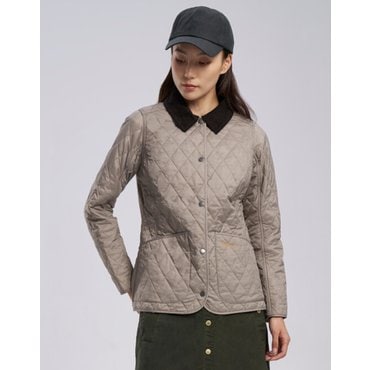 바버 [25FW] 여성 베이지 Annandale 퀼팅 자켓