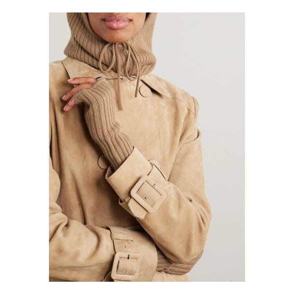 이브살로몬 골지 캐시미어 핑거리스 벙어리장갑 베이지 46376663162873904