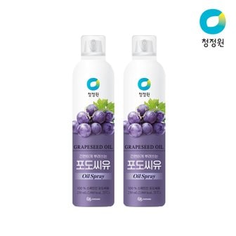 청정원 포도씨유 스프레이 250ml x 2개