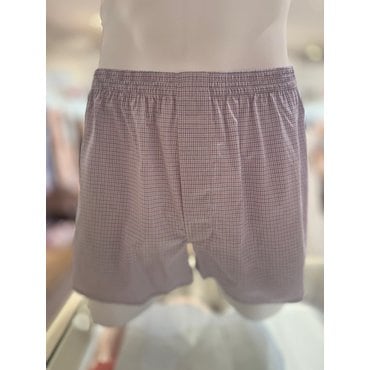 barbara 바바라 핑크체크 남자 트렁크 팬티 AMT4409T