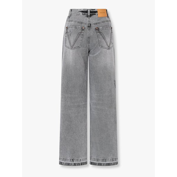 [리오더] 디스트로이드 데님 와이드 진_라이트 그레이 7116255302