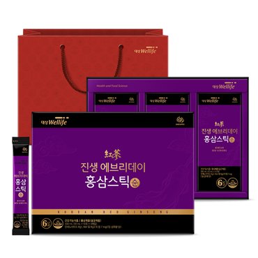 대상웰라이프 진생에브리데이 홍삼스틱 순 10ml*30포